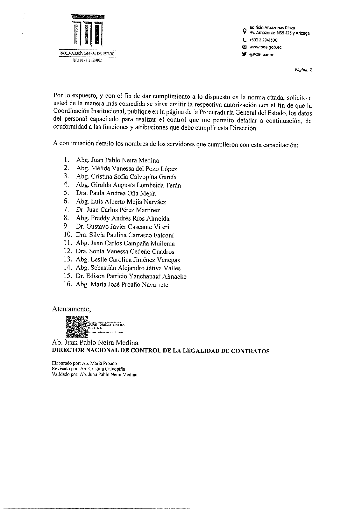 APROBACION CUMPLIMIENTO ART. 14 LOSNCP DNCLC FEB 2026 page 0002